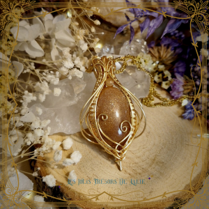 Talisman Esprit clair ~ Pierre de lune pêche