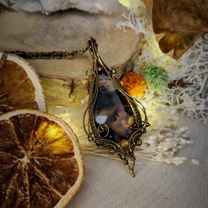 Collier bohème avec agate