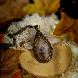 Talisman "Lumière intérieure" ~ Agate dendrite turque