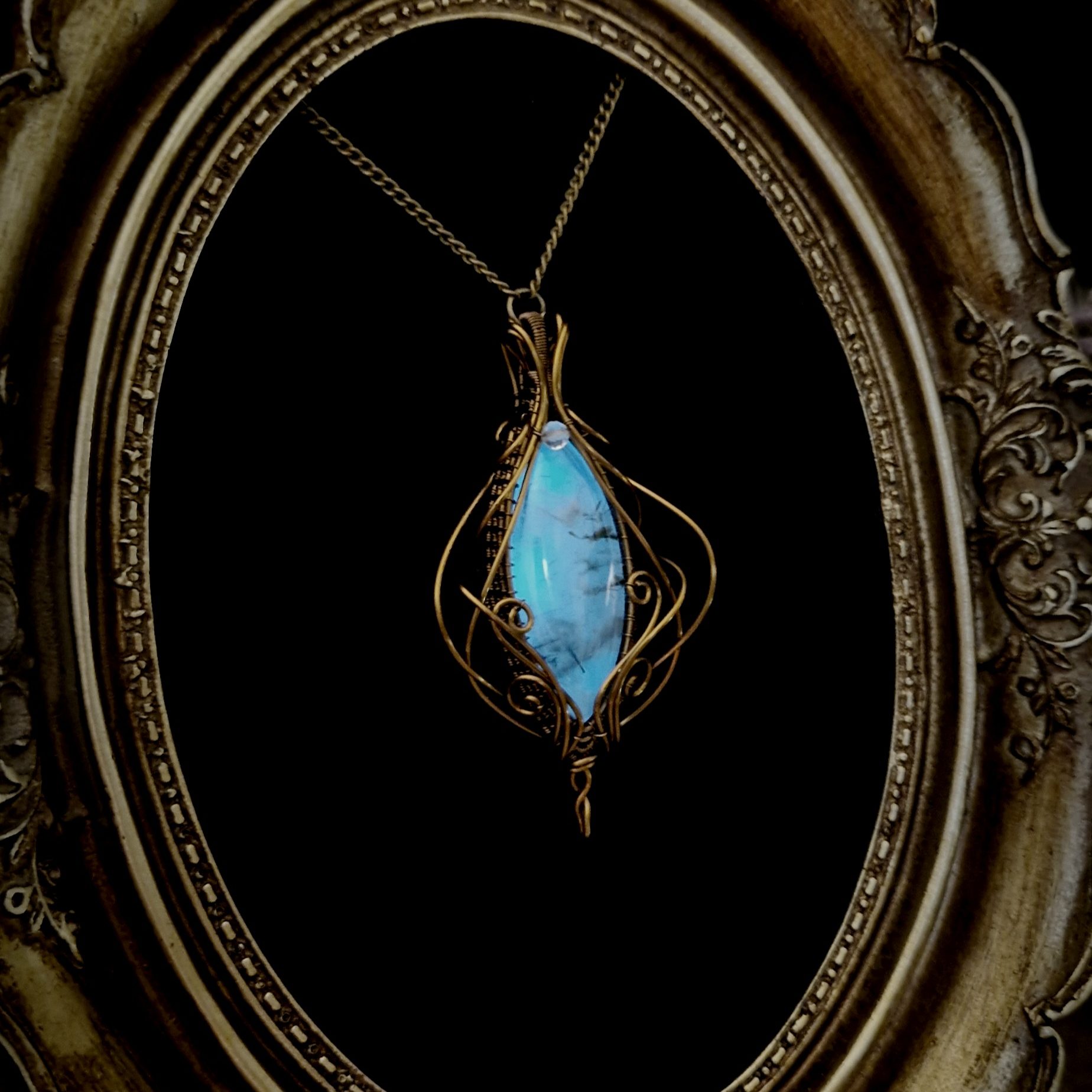 Talisman Lanterne des mondes ~ Préhnite