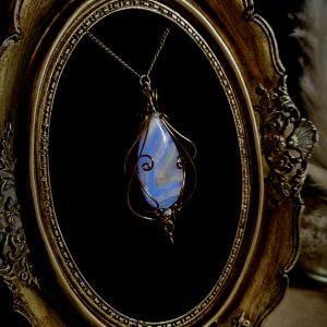 Talisman Etoile intérieure ~ Agate blue lace
