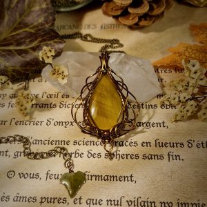 Talisman "Ignis" ~ Œil de tigre