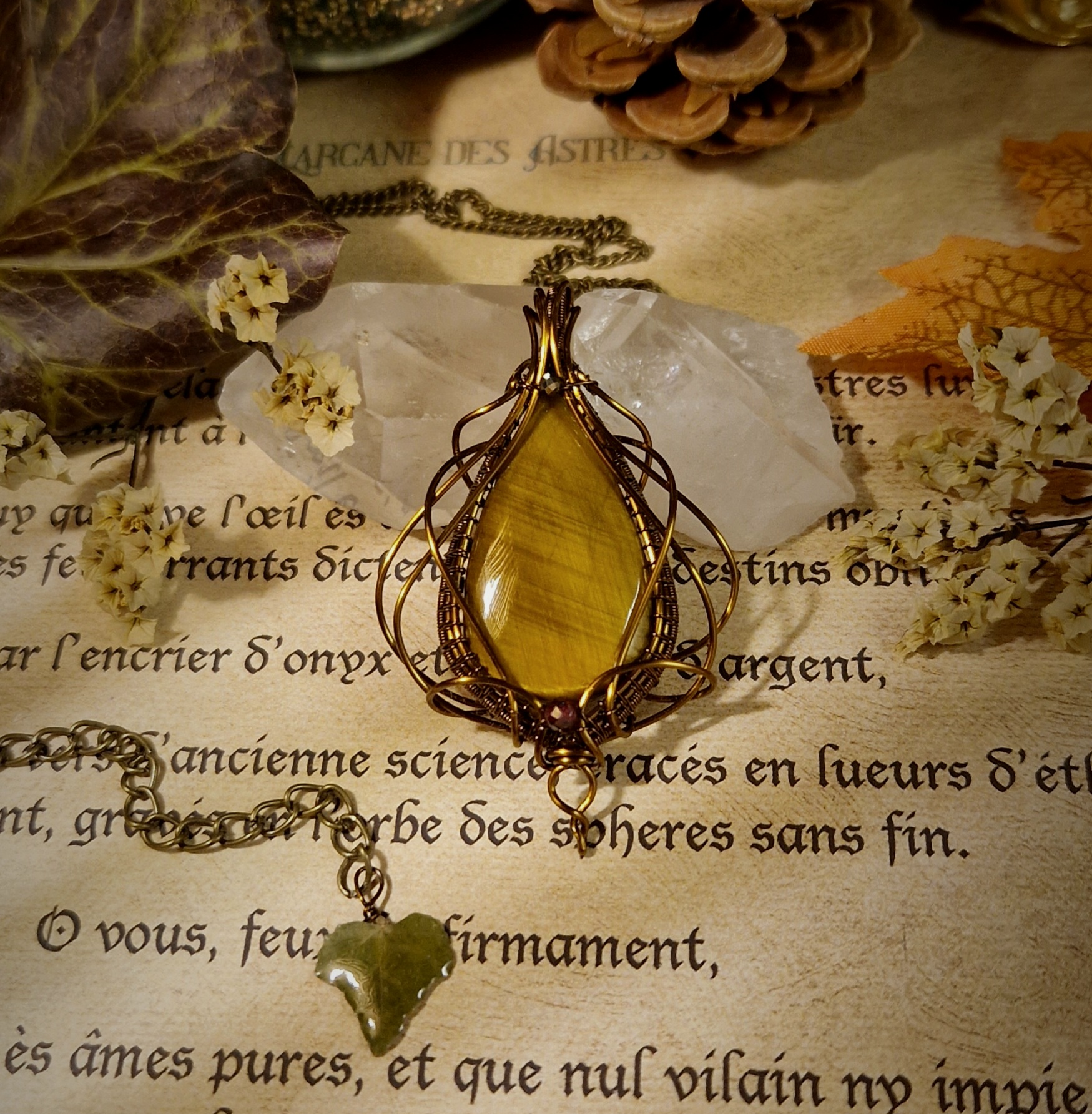 Talisman "Ignis" ~ Œil de tigre