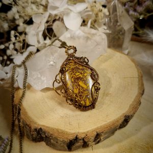 Amulette Protection et Confiance en soi ~ Jaspe mariam