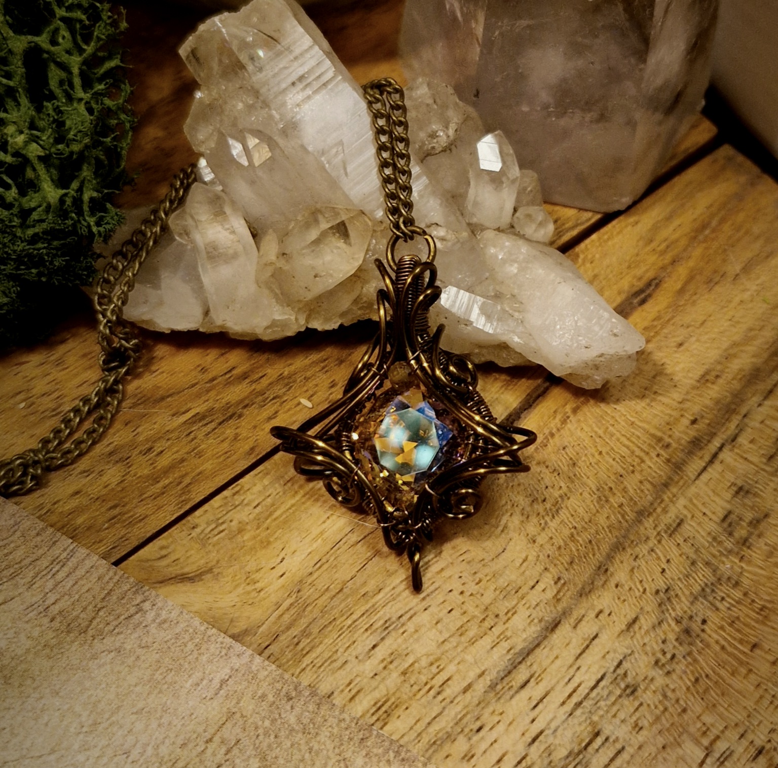 Joyau d'Elfe – Amulette protection Cristal Aurea